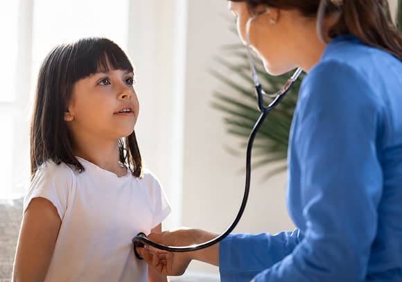 Nurse administering Edu vaccination